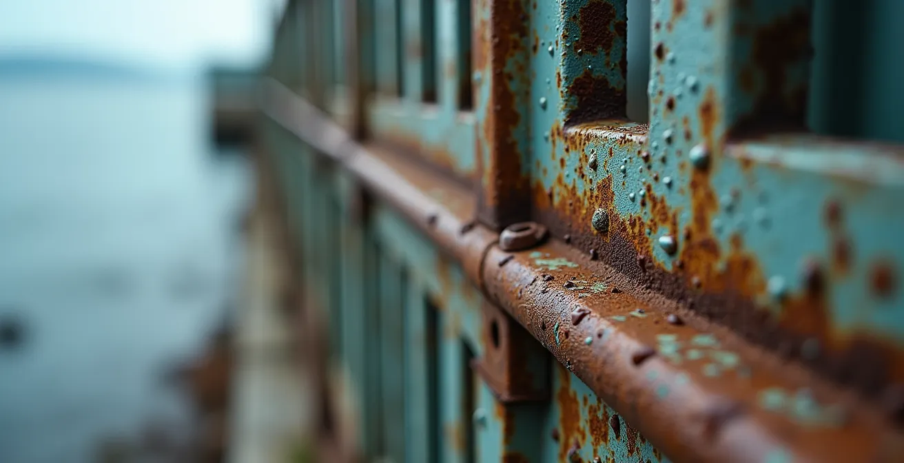 Waterfront condominium buildings facing Lake Ontario during stormy weather conditions